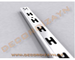 Conical Stick, 200 - 240cm, Italian, Chrome